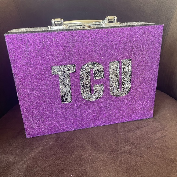 Artist Made Box Clutch “TCU” - Picture 3 of 5